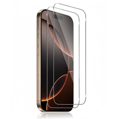 Hqselection® Lot De 2 Verre Trempé Pour Iphone 16 Pro Max (6,9 Pouces).Film De Protection D'écran Transparent - Anti Rayures - Ultra Résistant Dureté 9h