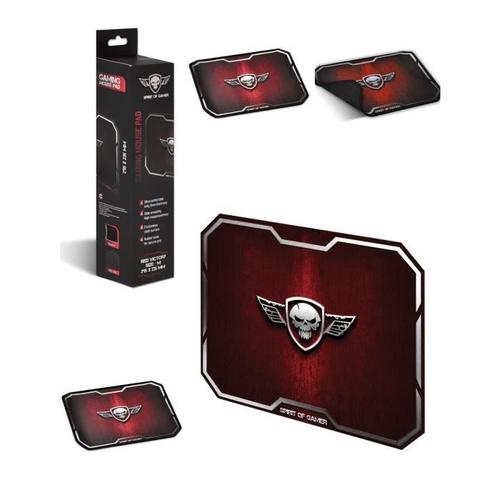 Tapis de souris GAMER SPIRIT OF GAMER RED WINGED 296 mm 236 mm Noir Microfibre / Caoutchouc GAMING confortable