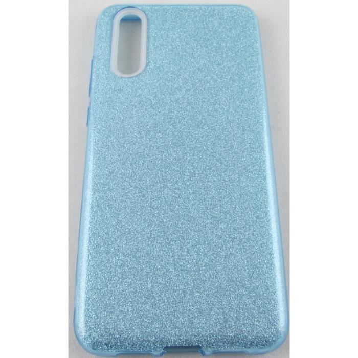 Coque Huawei P20 Bleu Ciel À Paillettes