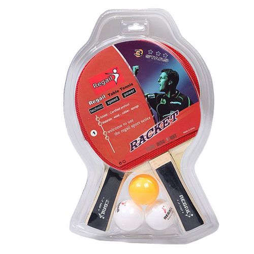 Jeux De Raquettes Confozen® Raquettes À Long Manche Caoutchouc Double Face Raquettes De Tennis De Table