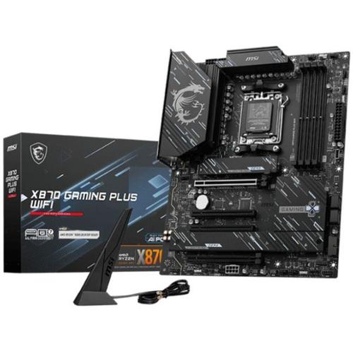 MSI X870 GAMING PLUS WIFI, AMD X870 (7E47-004R) AMD socket AM5, Dual Channel DDR5 (4800MHz)