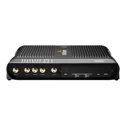 Cradlepoint IBR1700 Series IBR1700-1200M-B - Routeur sans fil - WWAN commutateur 4 ports - 1GbE Bi-bande - 3G, 4G - dans le véhicule - avec 3 ans de NetCloud Mobile Essentials + Advanced Plan
