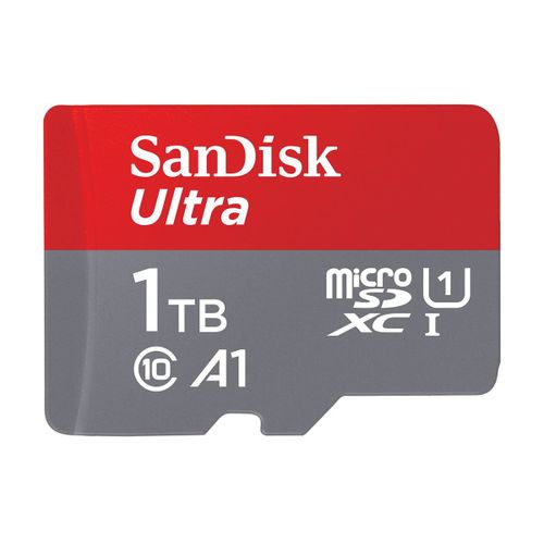 SanDisk Ultra - Carte mémoire flash (adaptateur microSDXC vers SD inclus(e)) - 1 To - A1 / UHS-I U1 / Class10 - microSDXC UHS-I