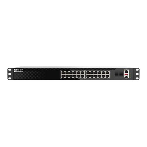 QNAP QSW-M3224-24T - Commutateur - L3 Lite - Géré - 24 x 100/1000/2.5G/5G/10GBase-T - Montable sur rack