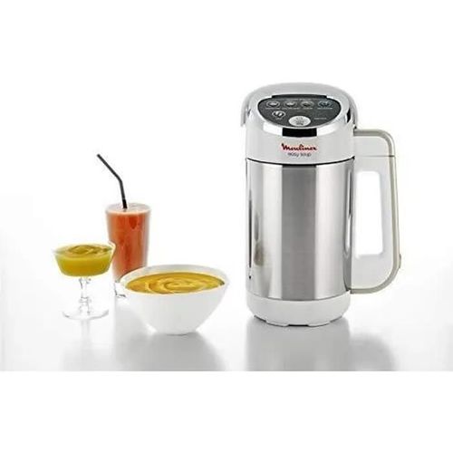 Robot cuiseur Moulinex Easy Soup Blender Chauffant - 1000W - Capacité 1,2L - Soupe, Velouté, Compote, Smoothies