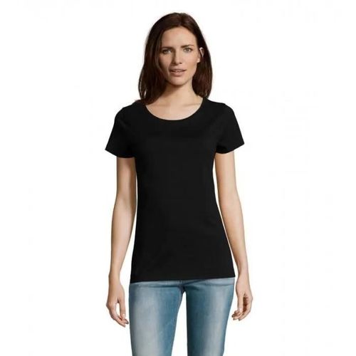 Tee-Shirt Femme Noir - Rtp Apparel - Cosmic 155 Women - Manches Courtes - Coton Peigné