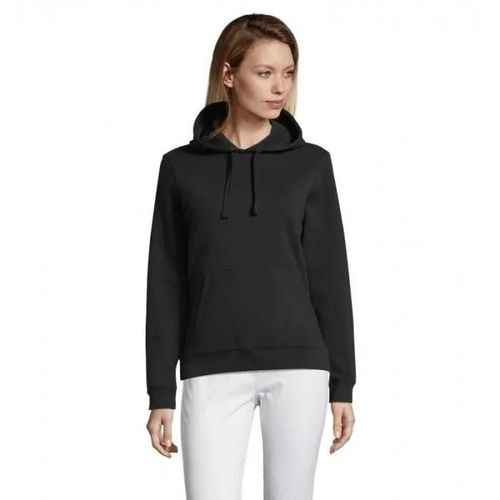 Sweat-Shirt Femme À Capuche Spencer Women - Sol's - Noir - Manches Longues - Col Capuche