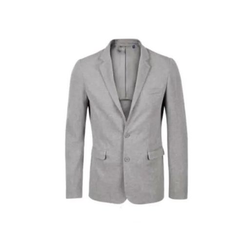 Blazer - Sol's - Marcel - Gris Chiné - Maille Piquée - 2 Boutons