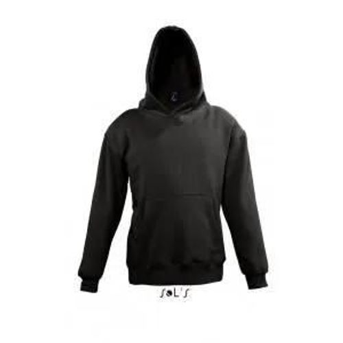 Sweat-Shirt Enfant Capuche Poche Kangourou - Noir