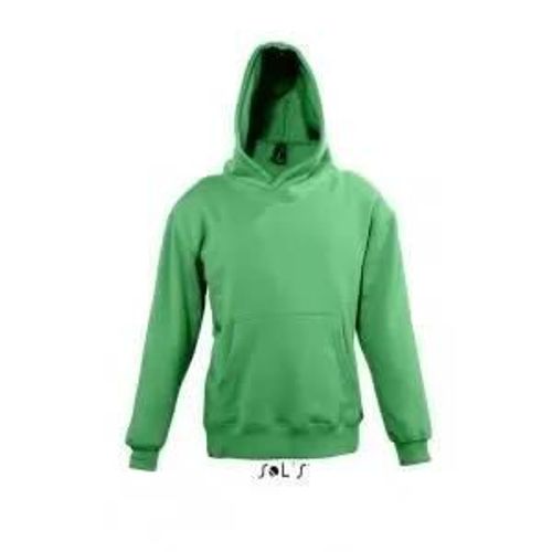 Sweat-Shirt Enfant Capuche Poche Kangourou - Vert