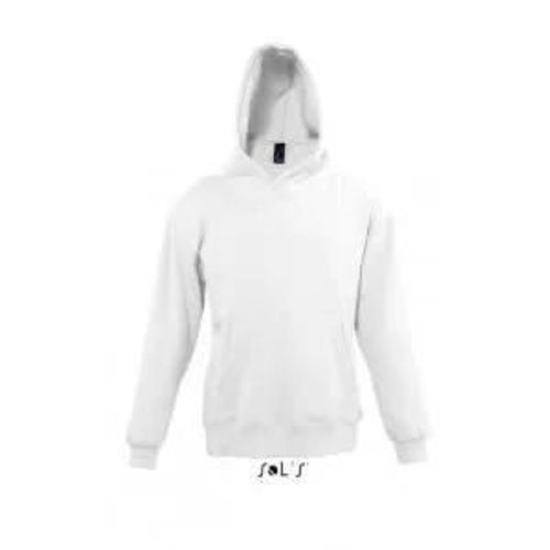 Sweat-Shirt Enfant Capuche Poche Kangourou - Blanc