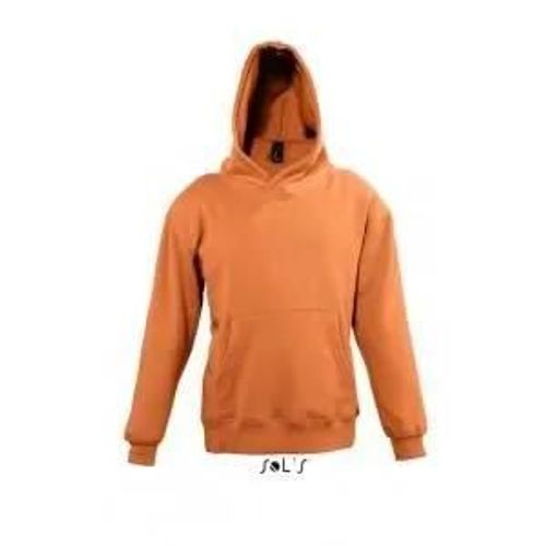 Sweat-Shirt Enfant Capuche Poche Kangourou - Orange