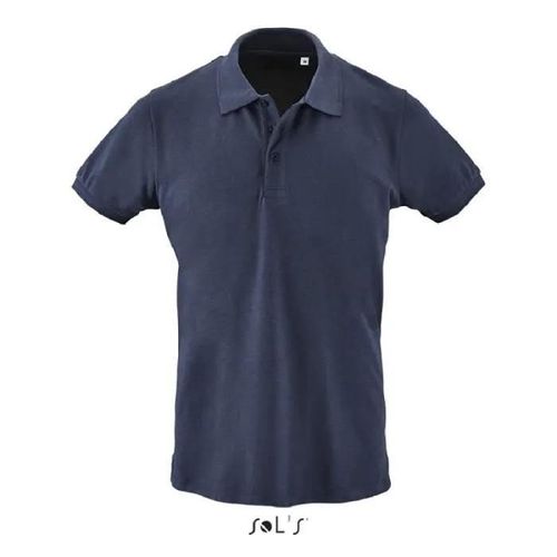 Polo Homme Phoenix Denim Chine - L - Manches Courtes - Bleu