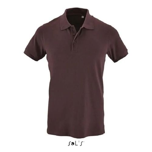 Polo Homme Phoenix Oxblood Chine - S - Manches Courtes - Bordeaux - Rouge