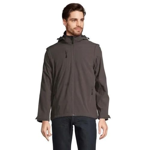 Veste 3 En 1 - Sol's - Falcon - Anthracite - Imperméable - Ajustable - Homme
