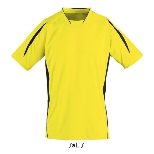 T-Shirt Homme Sol's Maracana 2 Ssl Citron/Noir - 2xl - Football - Running