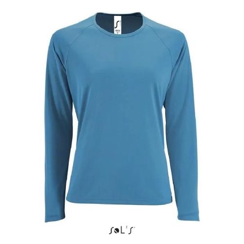 Teeshirt Sporty Lsl Femme Aqua - 2xl