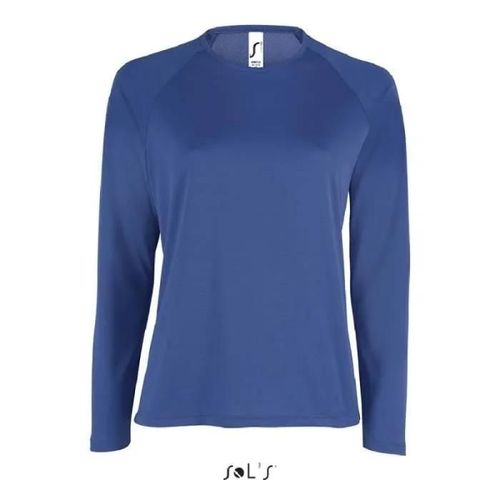 T-Shirt De Running Femme Sol's Sporty Lsl Royal - 2xl
