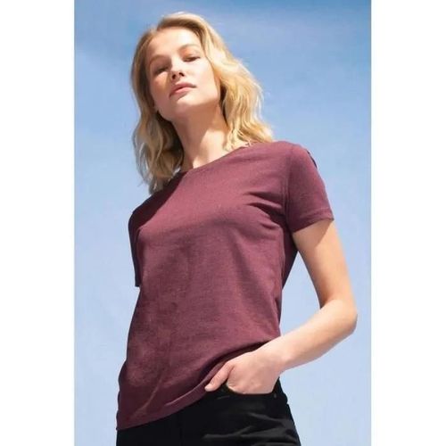 T-Shirt Femme Sol's Imperial Fit - Rouge - Col Rond Ajusté
