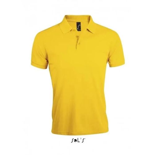 Polo Homme Sol's Prime - Jaune - Manches Courtes - Col Polo