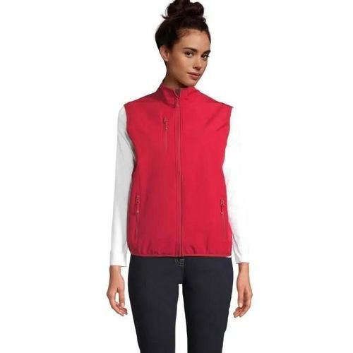 Veste Sans Manches Femme Sol's Falcon Bw - Rouge Piment - 3xl