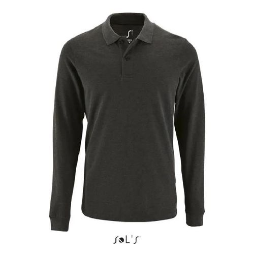 Polo Perfect Lsl Homme Anthracite Chin - 3xl