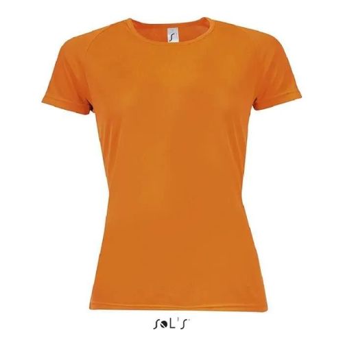 Teeshirt Sporty Femme Orange Fluo - 2xl