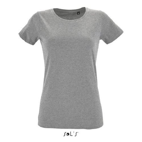 Teeshirt Regent Fit Femme Gris Chiné - 2xl