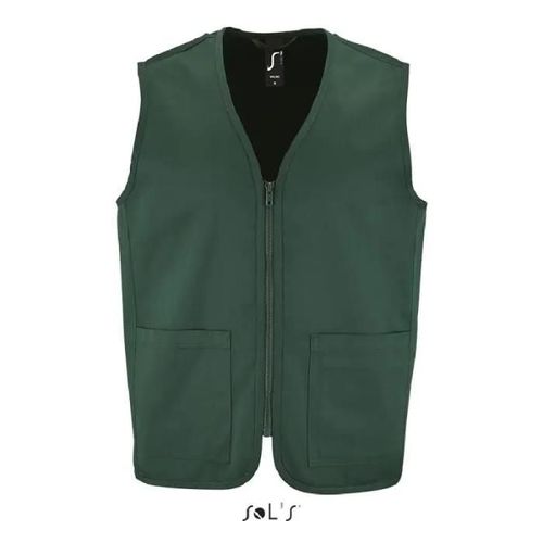 Bodywarmer Homme - Sol's - Wallace - Vert Foret - 3xl - Ouverture Zippée - 2 Poches