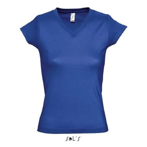 Teeshirt Moon Femme Royal - S