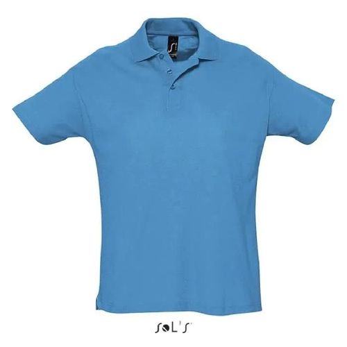 Polo Homme Bleu - Polo Summer Ii Aqua - Manches Courtes