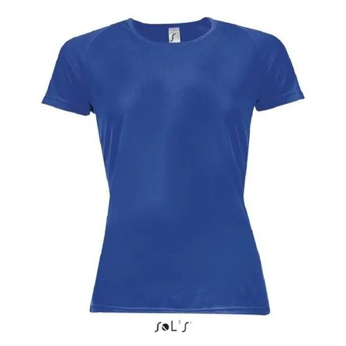 T-Shirt Running Femme Sol's Sporty Royal - 2xl - Bleu Respirant Dry Fit