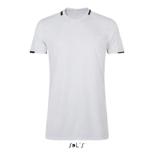 T-Shirt De Running Homme Sol's Classico Blanc/Noir - 2xl - 100% Polyester