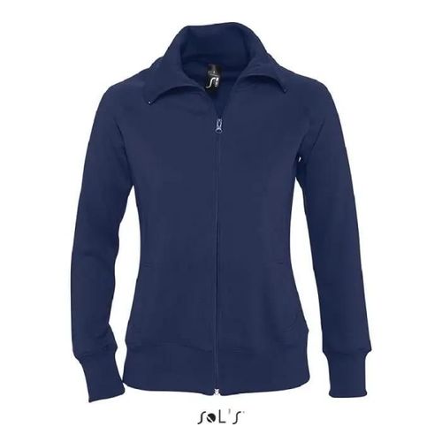 Veste Sol's Soda Femme Marine - Coupe Cintrée - Col Montant - Multisport