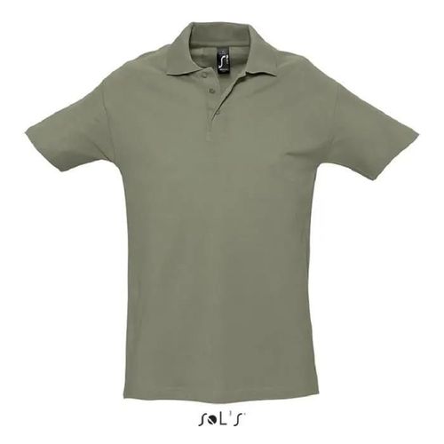 Polo Homme Kaki - Spring Ii - Manches Courtes - Maille Piquée 100% Coton Peigné Ringspun