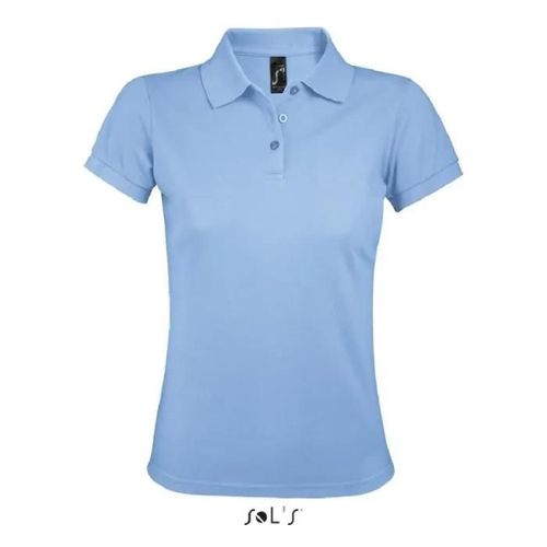 Polo Prime Femme Ciel Piqué - L