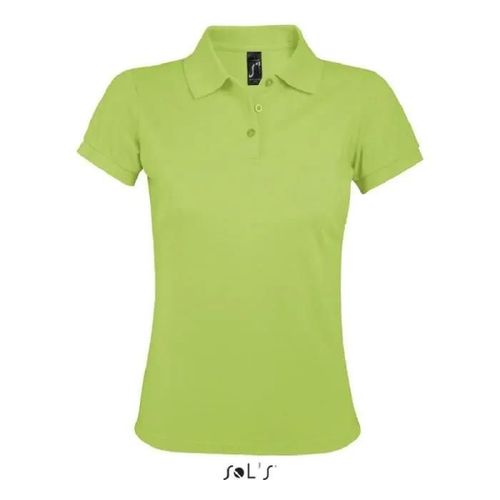 Polo Prime Femme Vert Pomme - Xl - Manches Courtes - Vert - Femme