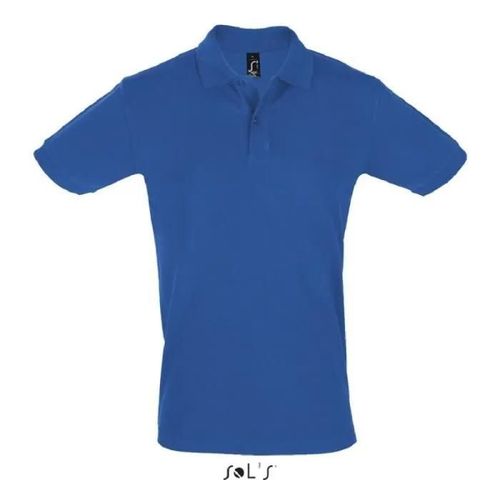 Polo - Perfect - Royal - 100% Coton - Manches Courtes - Col Polo