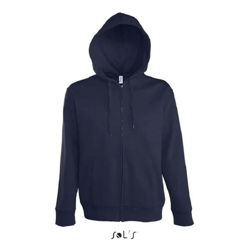 Veste Homme - Sol's - Seven - Molleton 280 - Coupe Droite - Capuche Doublée