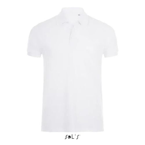 Polo Homme Blanc Phoenix - Xl - Manches Courtes - Coupe Ajustée