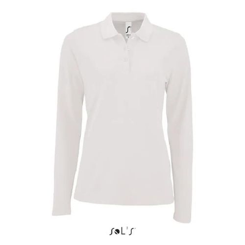 Polo Perfect Lsl Femme Blanc - M