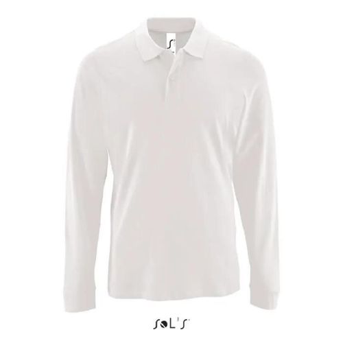 Polo Perfect Lsl Homme Blanc - L