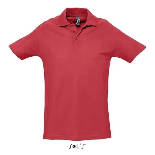 Polo Homme Rouge - Spring Ii - Manches Courtes - Maille Piquée 210