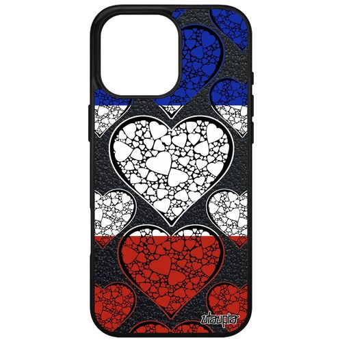 Coque Silicone Pour Iphone 16 Pro Max Drapeau France Français I Love Mobile Football Rugby Bleu Blanc Rouge Coupe D'europe Jo Apple