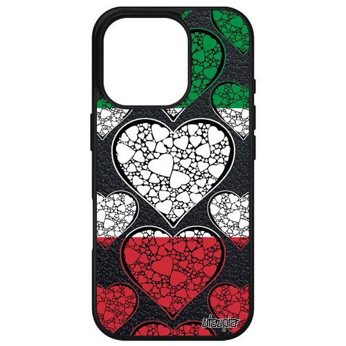 Coque Drapeau Italie Italien Pour Apple Iphone 16 Pro Silicone Basket Coupe D'europe Football Coupe Du Monde Rugby Sport Foot