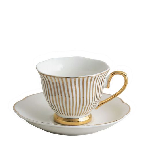 Tasse à thé Madame Récamier - Lignes dorés