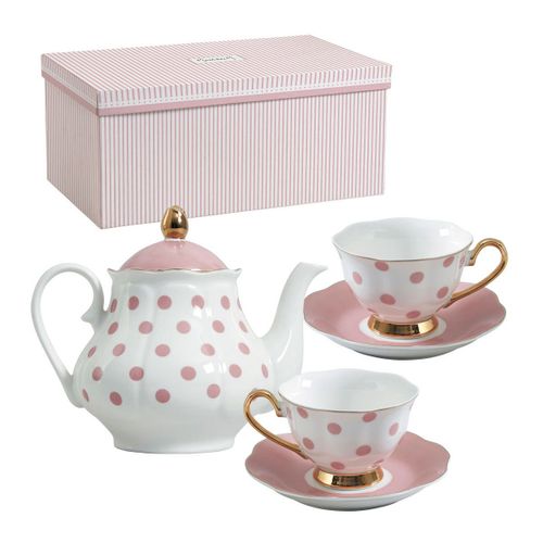 Coffret théière et 2 tasses à thé Madame de Récamier