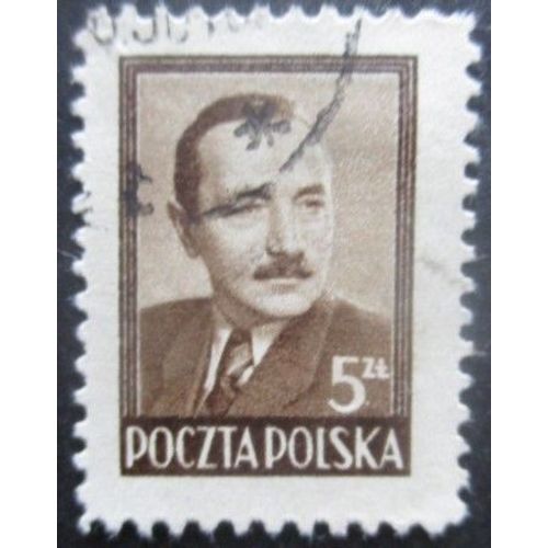 Pologne N°531 Président Bierut Oblitéré
