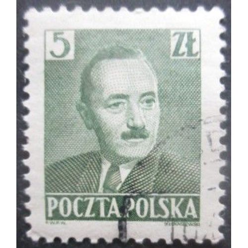 Pologne N°574 Président Bierut Oblitéré