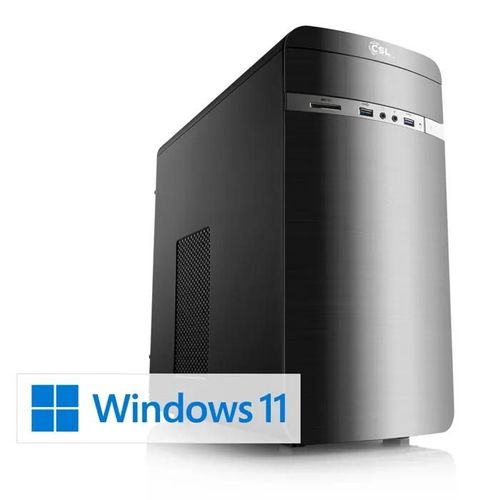 PC de bureau - CSL Computer - M11050H - Intel Core i5-14400 - 16 Go RAM - 500 Go SSD M.2 NVMe